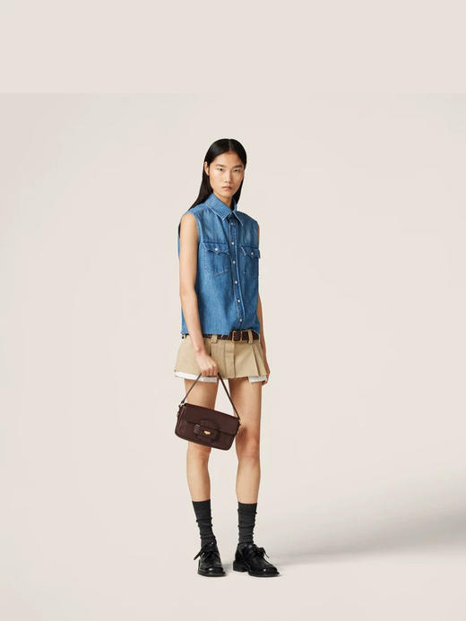 【高品质私服】【MU女士钱布雷无袖衬衫】春夏日穿着不闷汗、不束缚N1267-CC【无标出货 介意慎拍】 商品图6