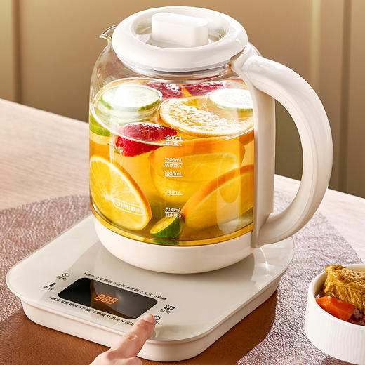 积米钛养身壶，一台=N台！炖品+煲汤+熬粥+甜品+药膳 +花、果茶+温奶等等，全都一壶搞定！ 商品图1