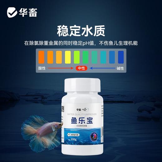 华畜鱼乐宝除氯气鱼缸净水剂水质稳定剂自来水免晒水困水平衡水质 商品图5