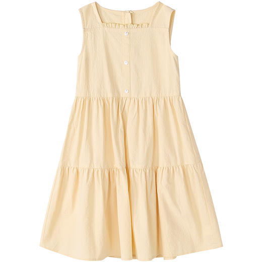 笛莎Deesha 童装女童连衣裙2025夏新款女童无袖度假风背心裙 商品图4