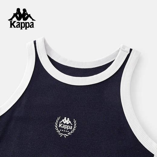 Kappa卡帕背靠背夏季运动连衣裙女2025新款休闲无袖背心长裙子潮K0F42QL02 商品图2