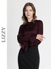LIZZY早秋简约圆领桑蚕丝气质通勤长袖衬衫8150 商品缩略图0