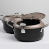 日本进口TAMAHASHI食彩亭带锅盖的天妇罗锅20厘米 商品缩略图2