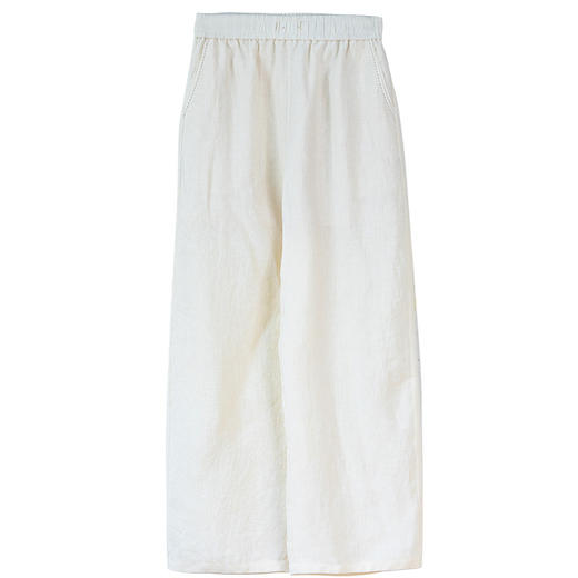 牧衣游原创 刺绣汉麻棉裤子夏 限量福利款 轻麻拾忆不支持会员折 商品图4