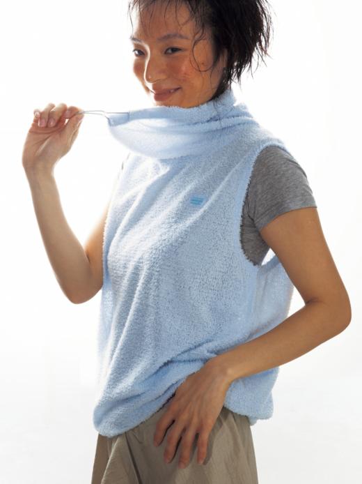 CryingCenter 雪花绒可收下摆高领马甲 哭喊中心 商品图3