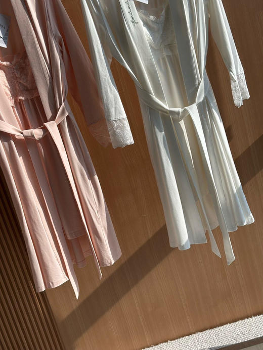 41-7   LA  40S爽棉吊带睡袍二件套 商品图7