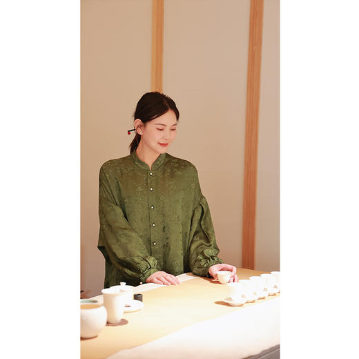 【2026东衣作】新中式衬衣（25710168翠虬-设计师） 商品图1