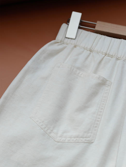 亚麻混纺 宽松简约休闲感衬衣&短裤套装 商品图8