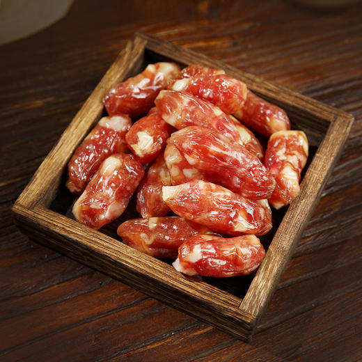金字腊肠蜜汁小肉枣肠粒肠160g 广东风味粒粒肠原味风干广式特产 商品图5