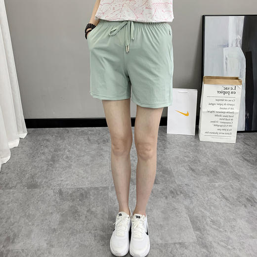 健身速干短裤女夏季冰丝薄款户外松紧宽松运动跑步透气休闲裤男22000-CC 商品图2