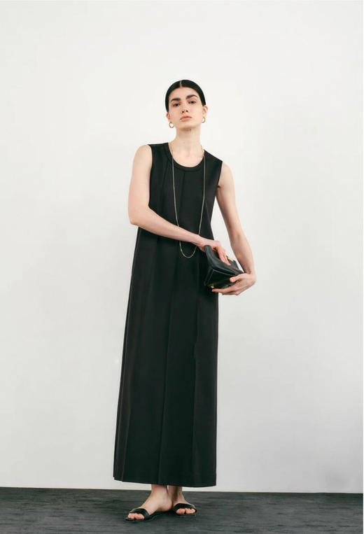 【高品质私服】【KG马棉立体褶连衣裙】全身线条流畅优雅显瘦，百搭衣橱之选G1195-CC【无标出货 介意慎拍】 商品图8