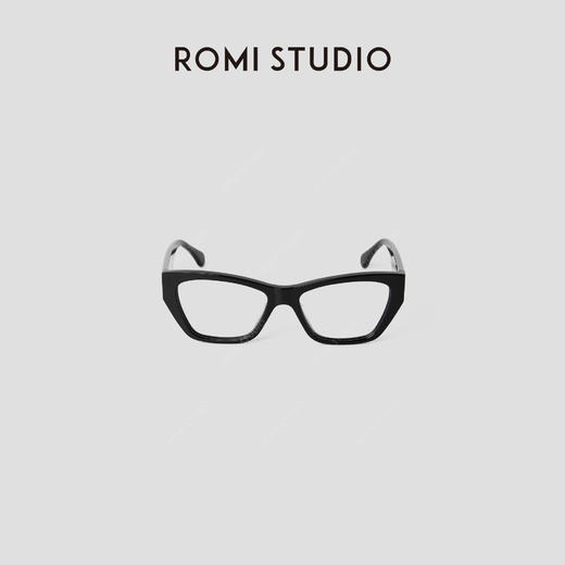 ROMI STUDIO“复古态度”极简高级感简约百搭黑框眼镜 RWCRP32882 商品图0