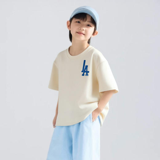 【单拍不发货，加购3件立减为79元】LA&WP联名款宽松休闲风T恤 儿童款 经典百搭 多款可选 商品图6