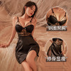 【浪漫隽永❗性感聚拢透视睡裙】法式轻奢钢圈聚胸，性感深v迷人挺拔，若隐若现修身显瘦，新款内衣胸垫钢托吊带蕾丝露背家居睡衣情趣套装QQ 商品缩略图0