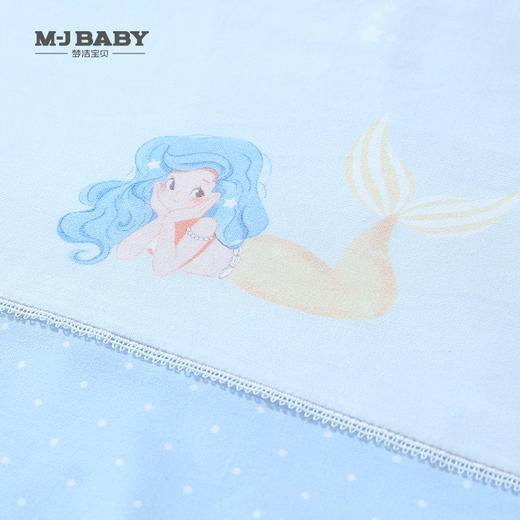 【春上新】10楼 梦洁宝贝 四件套 棉莱赛尔印花三/四件套--蓝色美人鱼 吊牌价999-1299元  活动价699-899元 商品图2