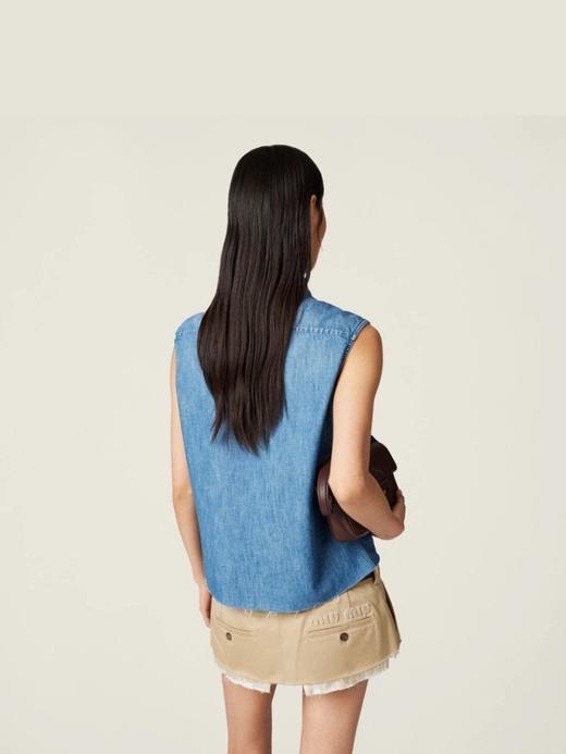 【高品质私服】【MU女士钱布雷无袖衬衫】春夏日穿着不闷汗、不束缚N1267-CC【无标出货 介意慎拍】 商品图7