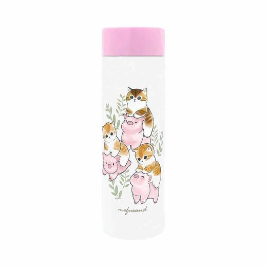 日本进口东亚金属mofusand口袋迷你魔法瓶150ml（猪和猫） 商品图1