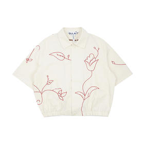 INSULAiRE 岛民 手工刺绣渔夫短袖衬衫