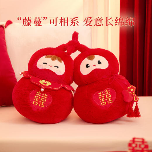 【故宫毛绒】福禄双喜压床娃娃文创闺蜜新婚结婚订婚礼物 商品图5