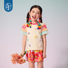 年衣短袖T恤女童2025年夏季新款上衣民族风蜜桃阿娅T恤 商品缩略图0