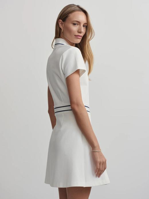 Varley - Amar Tennis Dress - Snow White - 女装 - 连身裙 - 白色 商品图3
