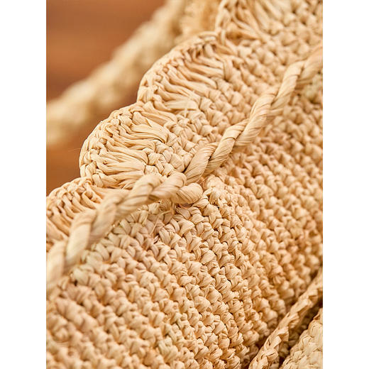 牧衣游 天然拉菲草包包百搭文艺风 云砚【不支持会员折】 商品图3