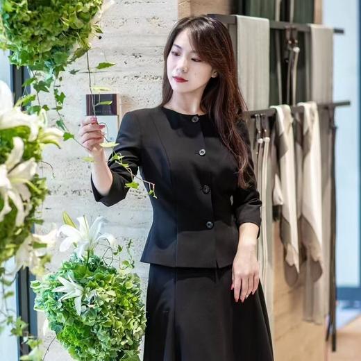 【à perles】凯特王妃同款 收腰开叉精纺羊毛西装套装裙 【7天左右】 商品图1