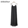 oldcolour夏季新款设计感小众收腰显瘦长款吊带连衣裙女Q221019A1 商品缩略图3