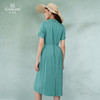 乔万尼真丝v领连衣裙夏季气质休闲桑蚕丝EI2E879 商品缩略图4