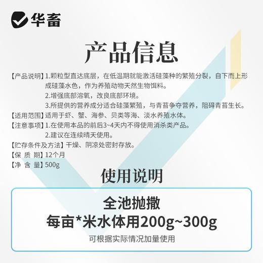 华畜硅藻颗粒增氧培藻鱼塘虾蟹池塘用水产养殖低温肥水藻种稳定剂 商品图4