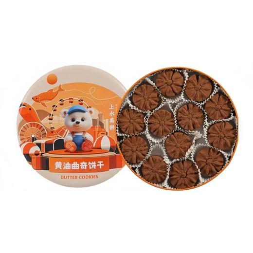 上水美乐 可可小花曲奇饼干198g 商品图0