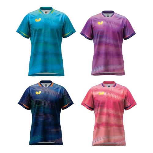 Butterfly蝴蝶乒乓球服BWH847樊振东同款运动T恤短袖比赛服运动衫4色可选 商品图1