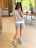哈瓦塔砂洗（宽松）圆领宽松运落肩短袖H350101+宽松高腰运动短裤H351104 商品缩略图3