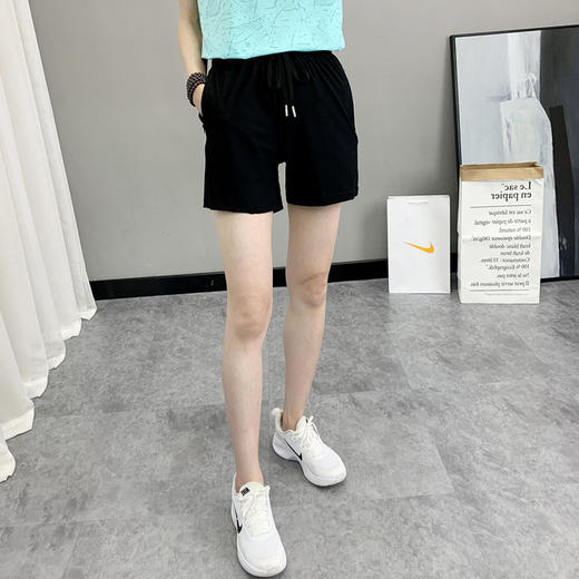 健身速干短裤女夏季冰丝薄款户外松紧宽松运动跑步透气休闲裤男22000-CC 商品图3