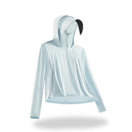 冰丝防晒衣女夏季户外运动薄款冰感防晒服披肩短外套斗篷皮肤衣9002-CC 商品图9