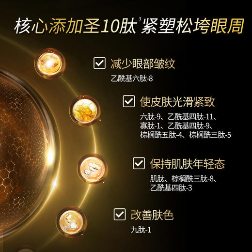 【自营】16周年巨献 圣雪兰黑金眼霜20g 眼纹眼袋克星 创始人自用款 28天见效超级牛 商品图3