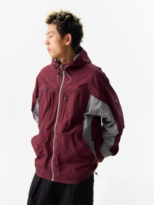 CryingCenter 格纹假两件重磅三合一夹克外套 哭喊中心 商品图1