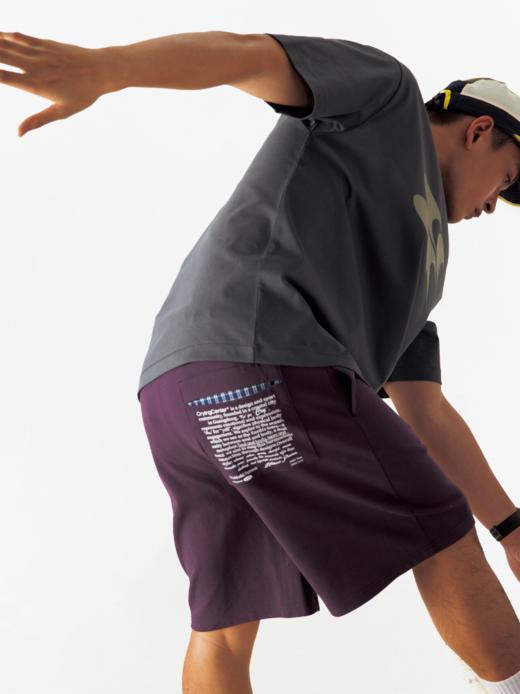 CryingCenter 经典基础五分宽松直筒logo卫裤短裤 哭喊中心 商品图3