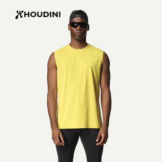 HOUDINI胡丁尼 Pace Air Tank 空速 男款户外透气轻量速干无袖背心860021 商品图0