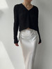 TU｜C05AW24-KW03 领带超轻套头针织上衣 [ 黑BK00 / 白WT00 / 棕BR00 ] 商品缩略图7
