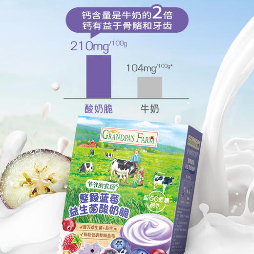 爷爷的农场整颗蓝莓零蔗糖酸奶脆25g 商品图2