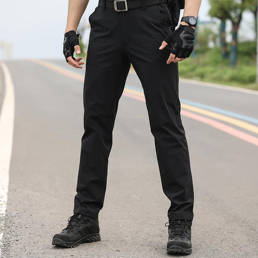 鹰爪天行者轻量弹力速干裤男夏季薄款户外弹力透气速干长裤男徒步裤子【后口袋拉链版】 商品图4