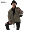 HIM漢崇  可拆卸连帽轻薄夹克简约字母烧花运动休闲外套 2026春季 商品缩略图0