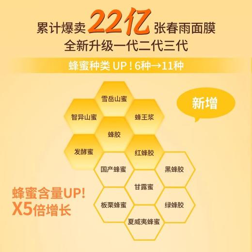 KJ 预售四月内购春雨Papa recipe蜂蜜保湿补水面膜10片 商品图2