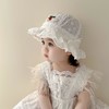 婴儿帽子春夏薄款遮阳帽百搭可爱遮阳渔夫帽男童女宝宝可调节盆帽 商品缩略图1