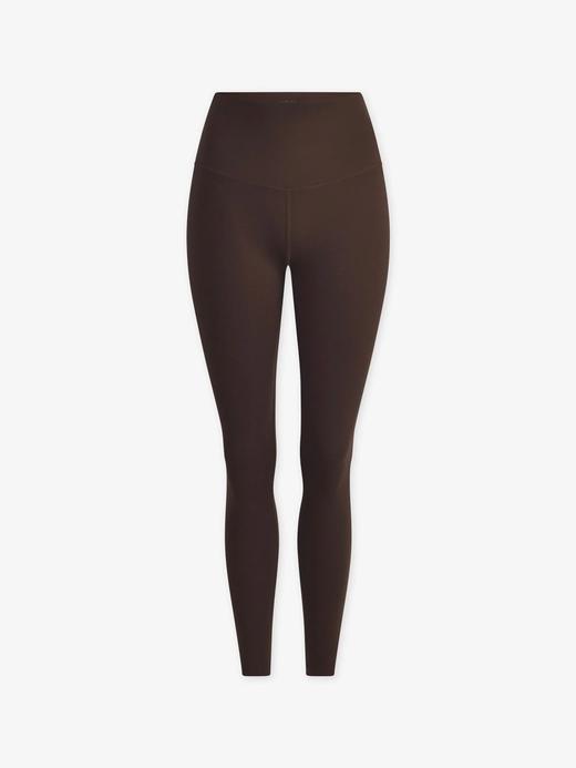 Varley - Freesoft High Rise Legging 27 - Coffee Bean - 女装 - 高腰紧身裤 - 咖色 商品图0