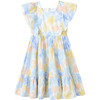 笛莎Deesha 童装女童连衣裙2025夏新款女童花版印花飞袖连衣裙 商品缩略图4