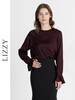 LIZZY早秋简约圆领桑蚕丝气质通勤长袖衬衫8150 商品缩略图1