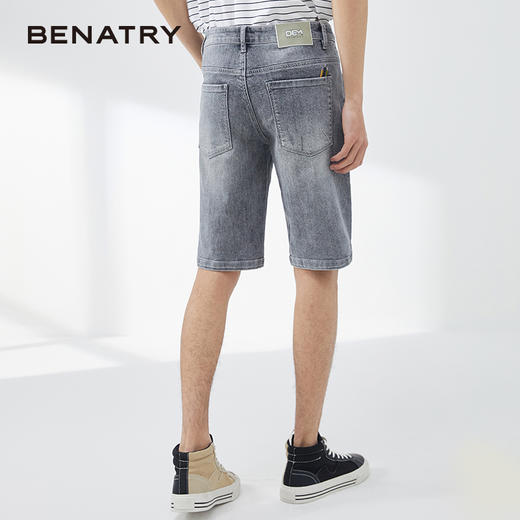 贝纳川浅灰色牛仔短裤ECY231005138 商品图2