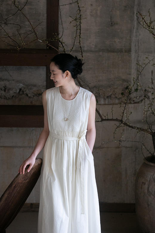 牧衣游原创 机绣纯棉无袖连衣裙 限量福利款 星辰思不支持会员折 商品图5